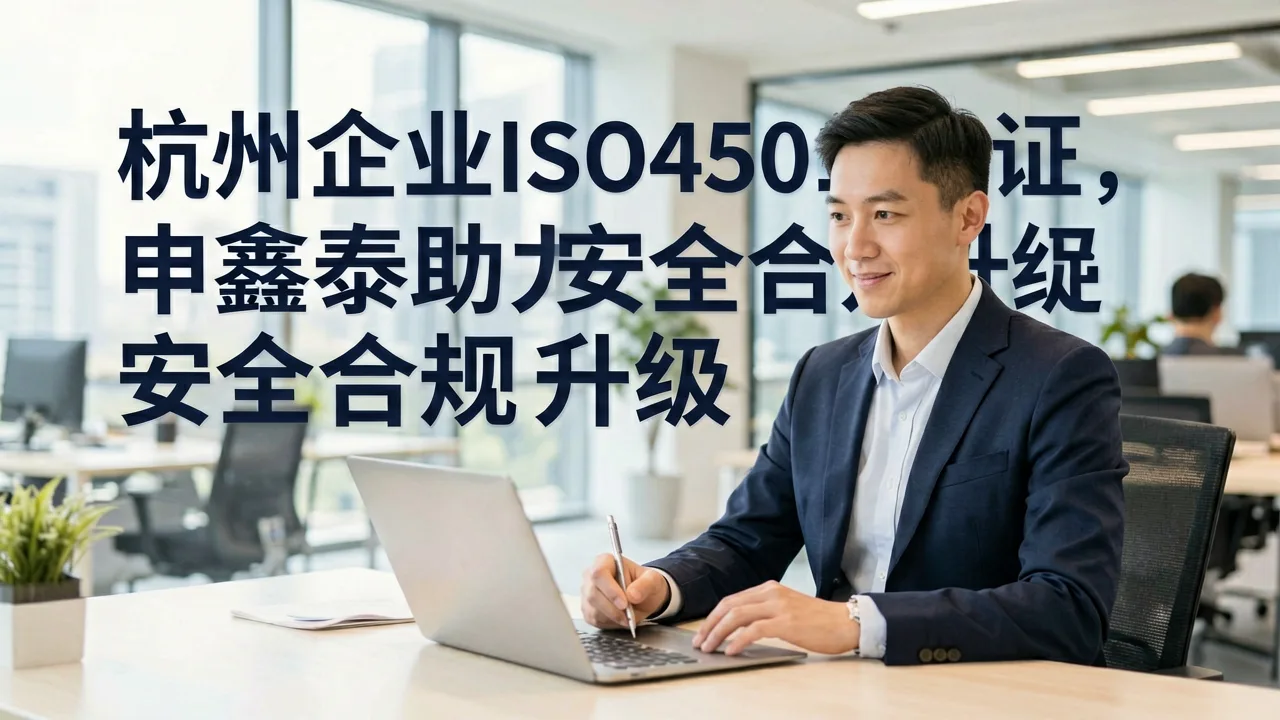 杭州企业ISO45001认证，申鑫泰助力安全合规升级